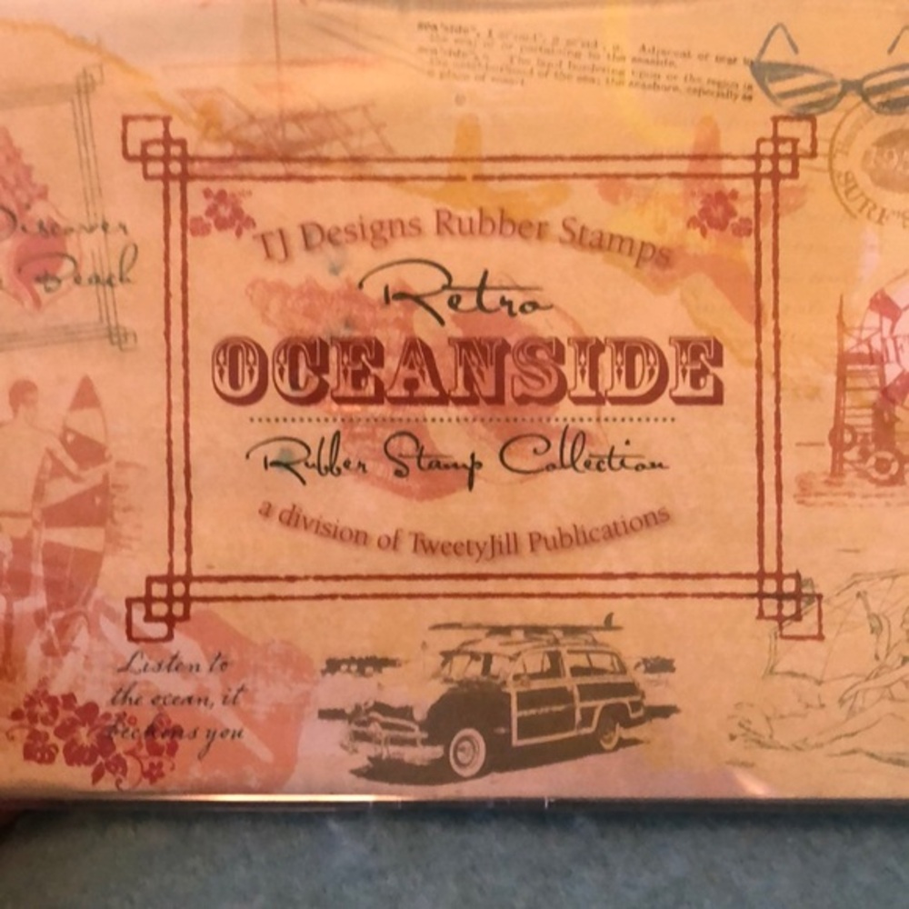 Surfing Rubber Stamps